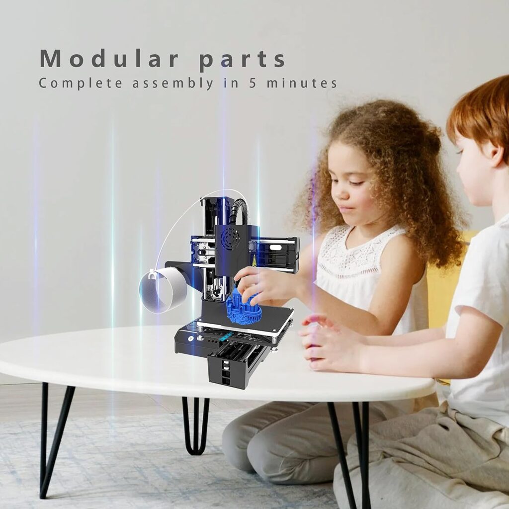 Easythreed K9 FDM Mini 3D Printer,2023 Upgrade 3D Printer for Kids and Beginners: Your First Entry-Level 3D Printer with High Printing Accuracy