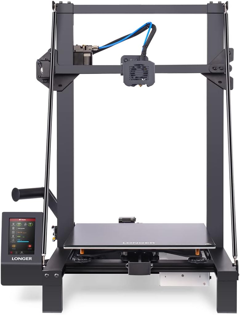 LGT Longer LK5 Pro 3D Printer Upgraded with Dual Blower Kit, Large Print Size 11.8x11.8x15.7(300x300x400mm), Open Source, Removable Lattice Glass Platform, Diagonal Rod and Resume Printing, DIY