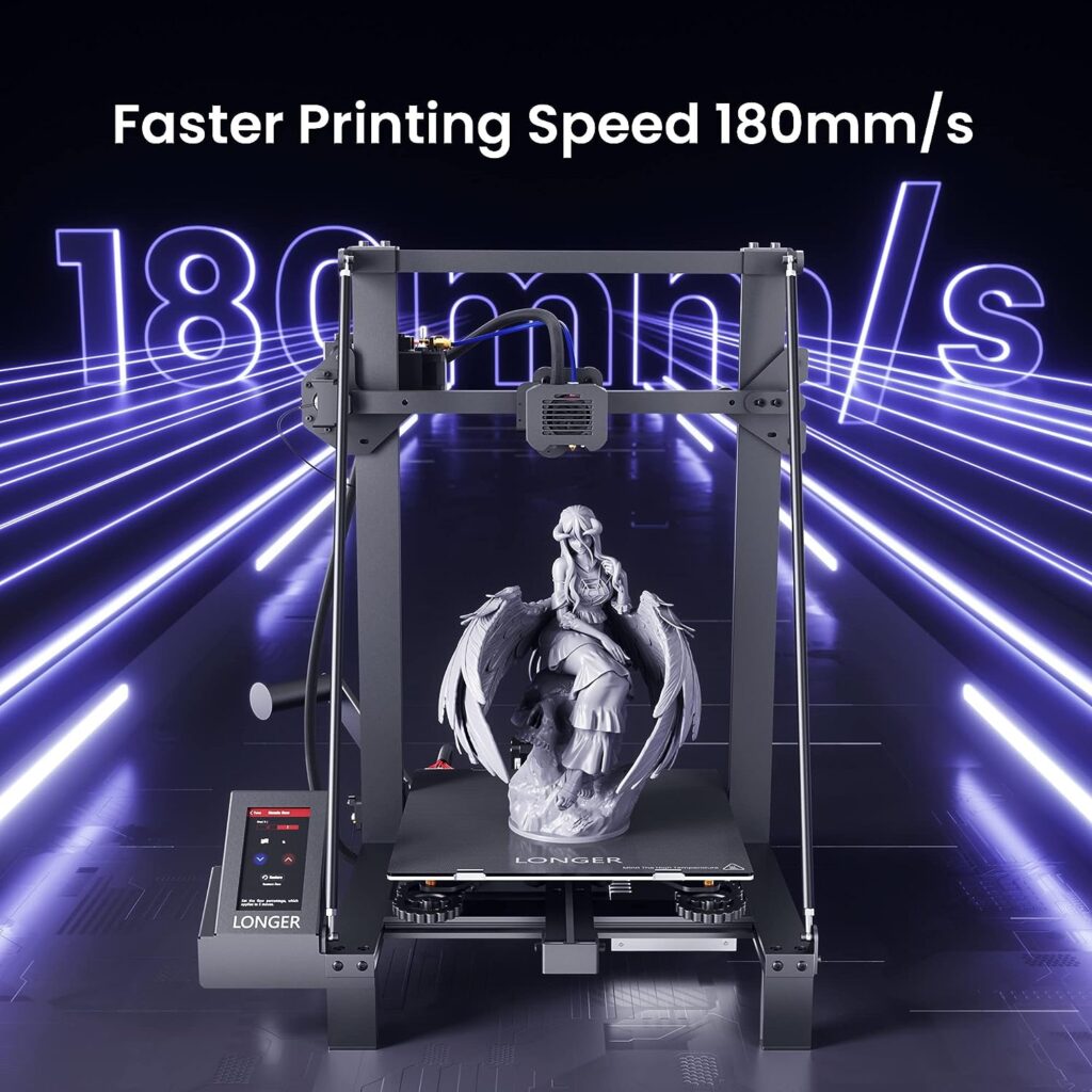 Longer LK5 Pro 3D Printer, DIY FDM 3D Printer with 4.3 Color Touch Screen, Fully Open Source, Silent Motherboard, Filament Run-Out Detection Function, Large Print Size 11.8x11.8x15.7 in