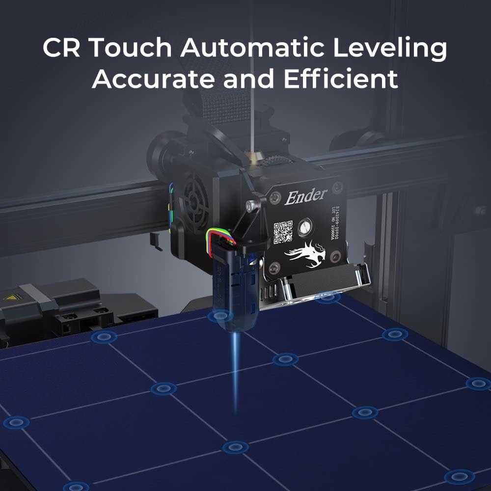 Official Creality 3D Printer Ender 3 S1 Pro, Upgrade from Ender 3 S1 with 300℃ High-Temperature Nozzle, LED Light, PEI Spring Printing Plateform and 4.3inch Touchscreen, Printing Size 8.6X8.6X10.6in