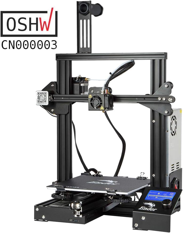 Official Creality Ender 3 3D Printer Fully Open Source with Resume Printing Function DIY 3D Printers Printing Size 8.66x8.66x9.84 inch