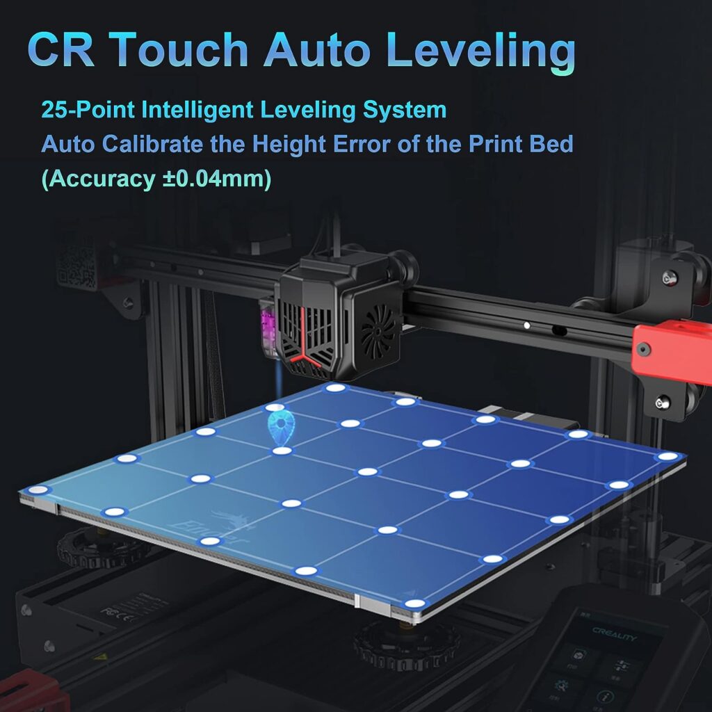 Official Creality Ender 3 Max Neo 3D Printer, Plus Upgrade Large Size 3D Printers with CR Touch Auto Leveling Bed, Filament Sensor, Z-axis Double Screw, Printing Size 300x300x320 mm