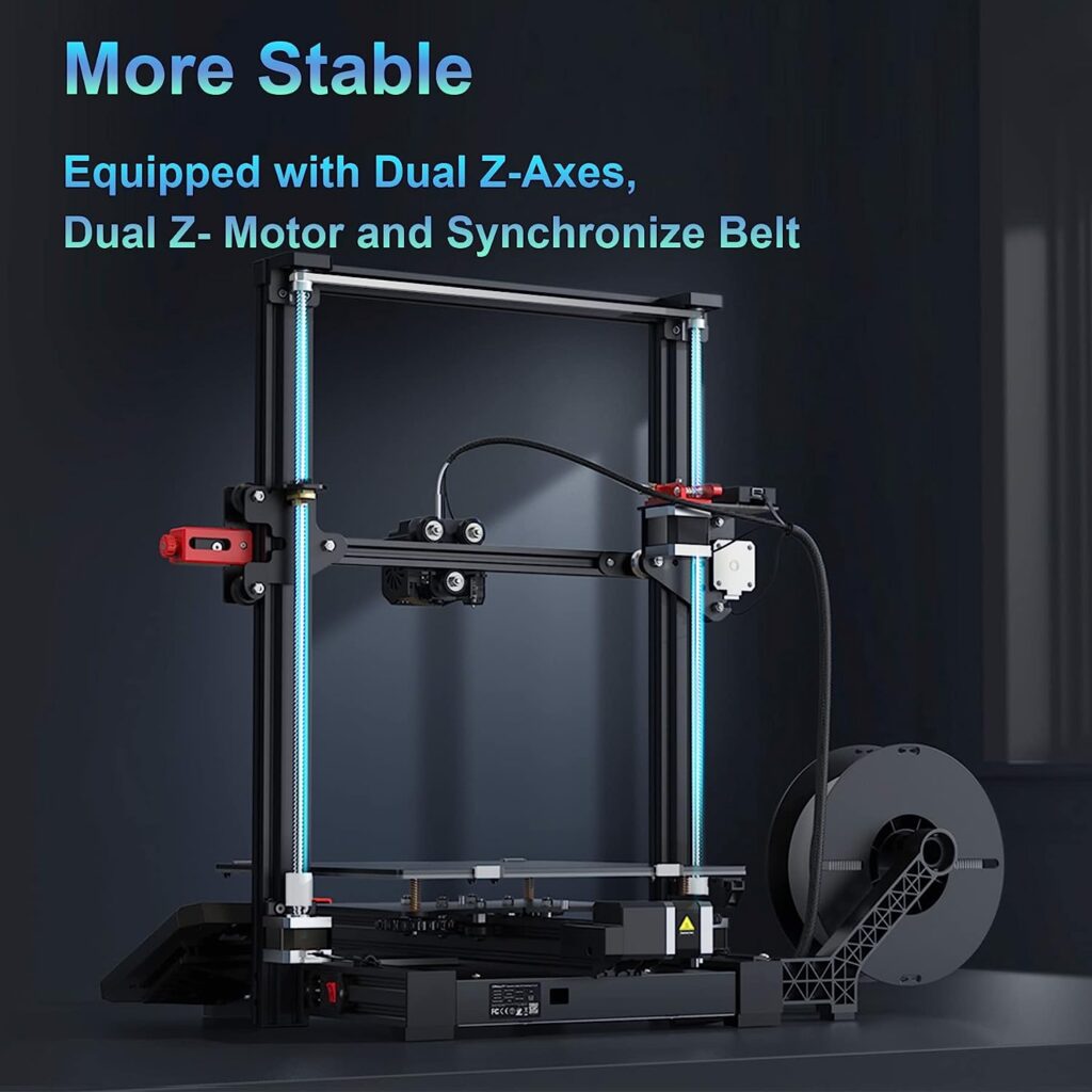 Official Creality Ender 3 Max Neo 3D Printer, Plus Upgrade Large Size 3D Printers with CR Touch Auto Leveling Bed, Filament Sensor, Z-axis Double Screw, Printing Size 300x300x320 mm