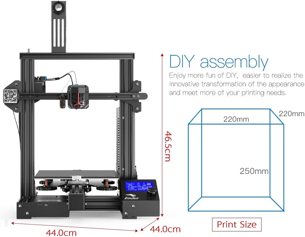 Upgrade CREALITY Ender 3 Neo 3D Printer with Auto Leveling Kit Upgraded Version of Ender 3,Full-Metal Extruder Carborundum and Resume Printing Function 32bit Silent Mainboard,Creality Service Support