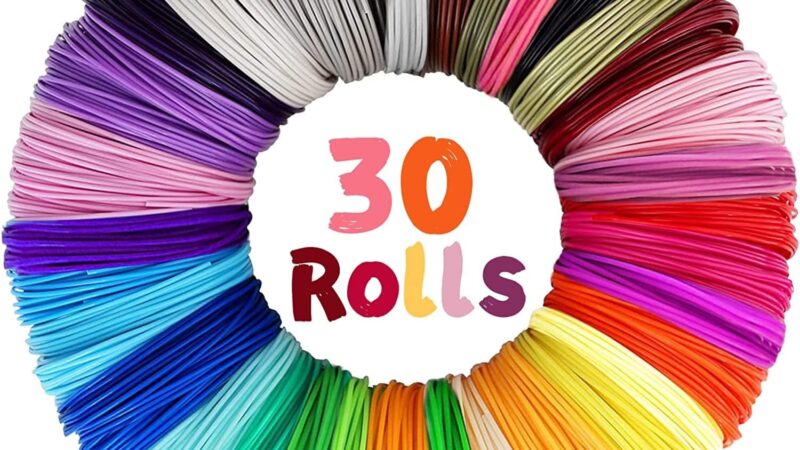 30 Colors 3D Pen PLA Filament Refills Review