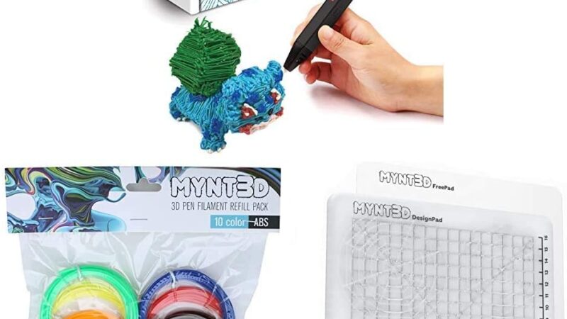 MYNT3D Super 3D Pen + 10 Color ABS Filament + DesignPad Mat Kit Bundle Review