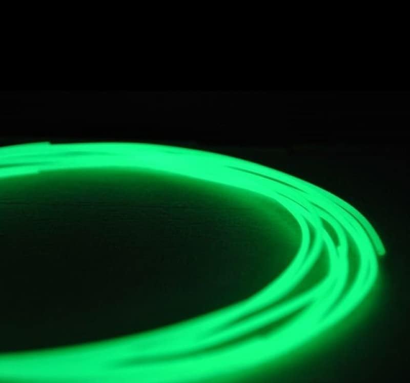 3D Pen PLA Filament Green Luminous, 26 Feet 1.75mm, Glow in The Dark Green