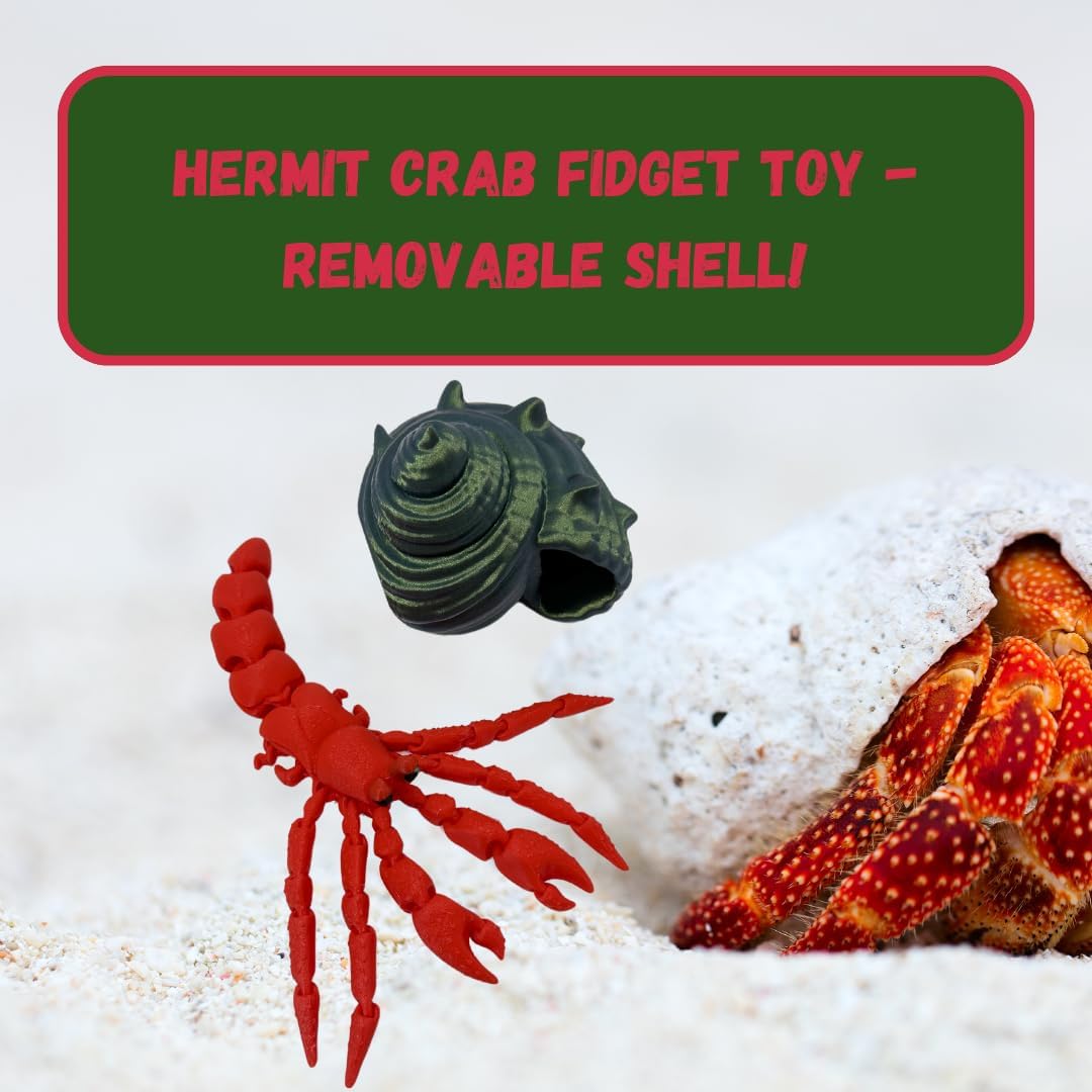 Articulated Hermit Crab Fidget Toy Review