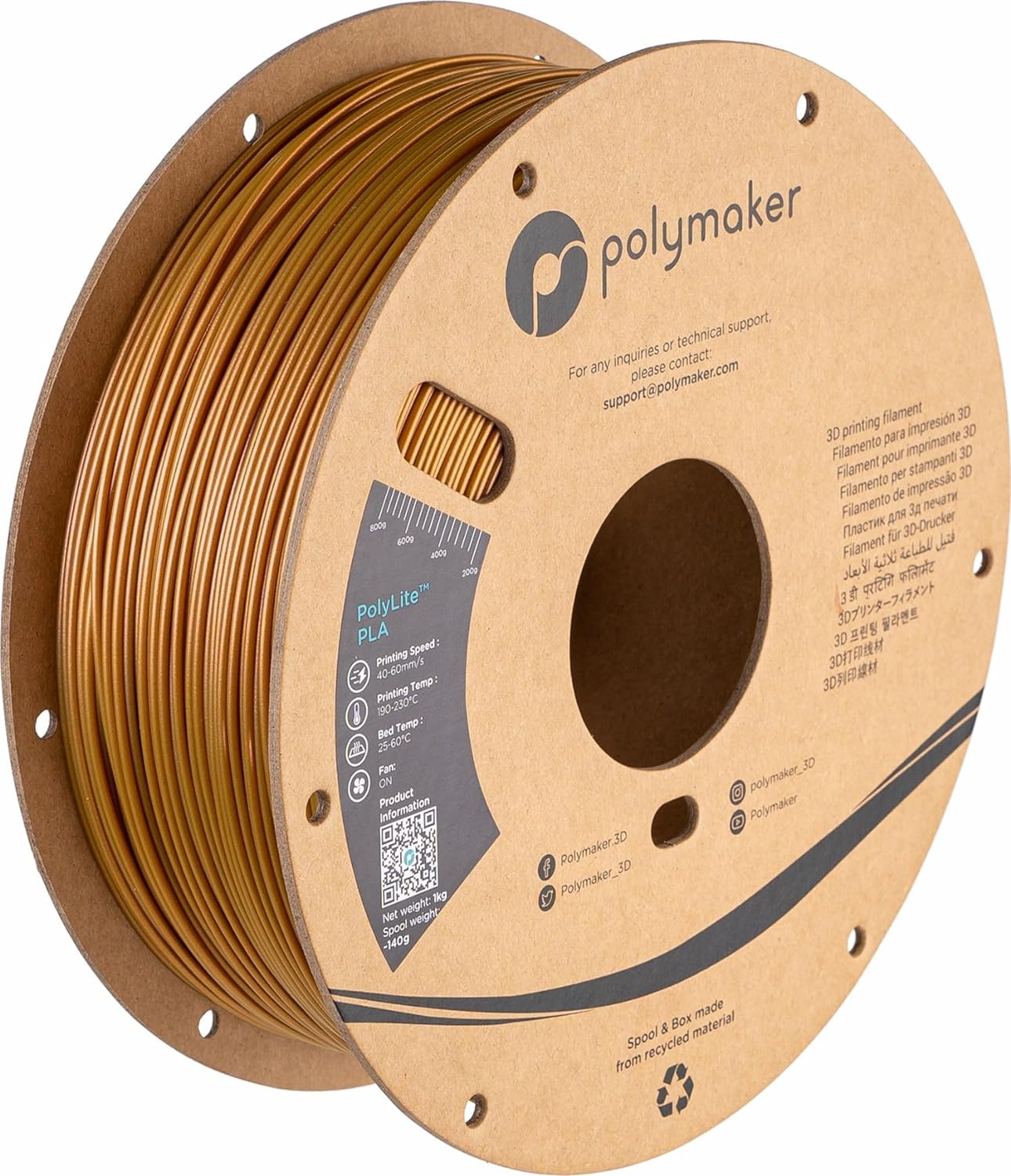 Polymaker Color Changeable Starlight Blue PLA 3D Printer Filament Review