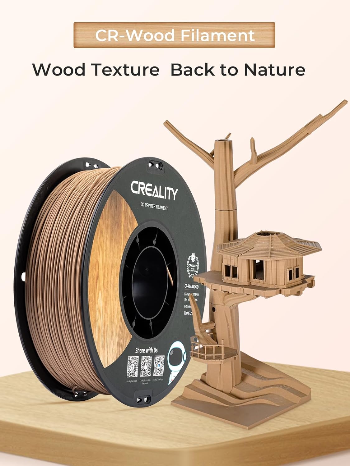 Creality Wood Filament PLA Review