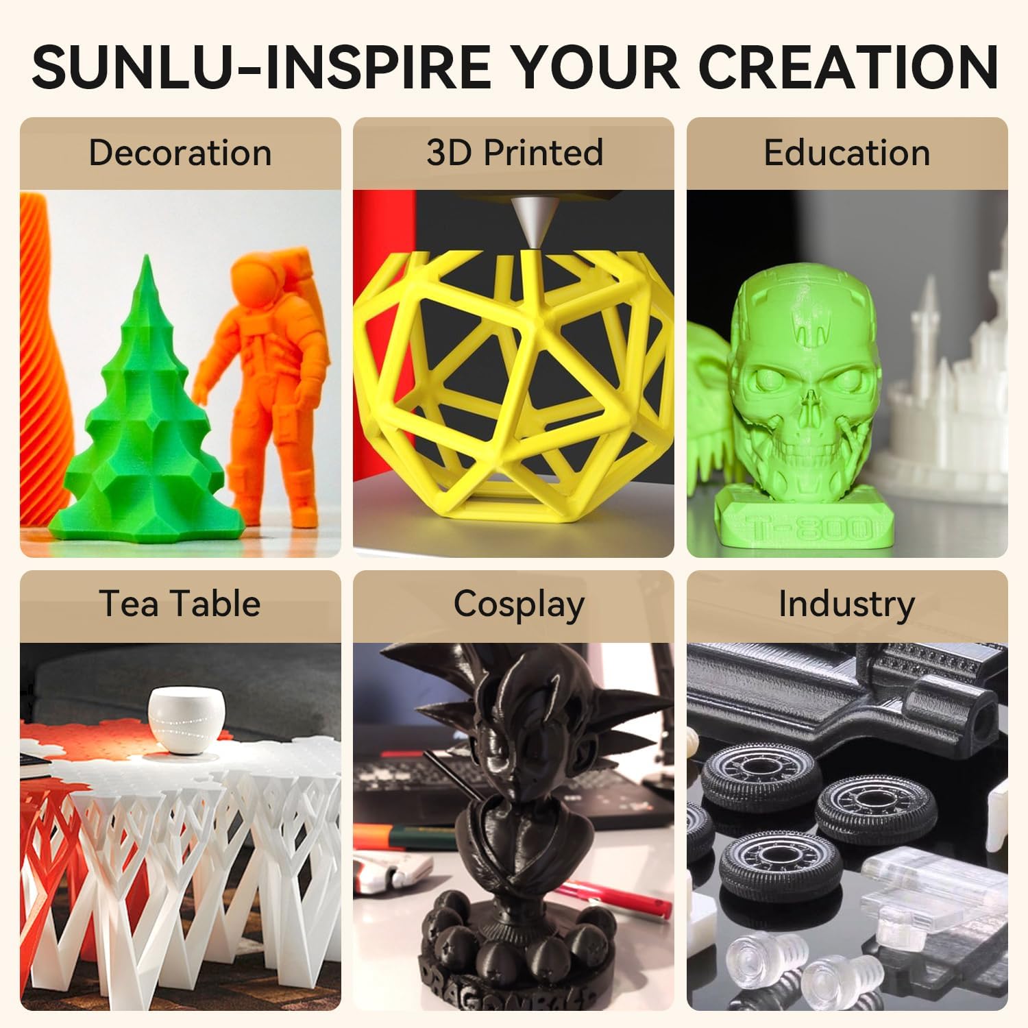 SUNLU Elite PLA 3D Printer Filament Review